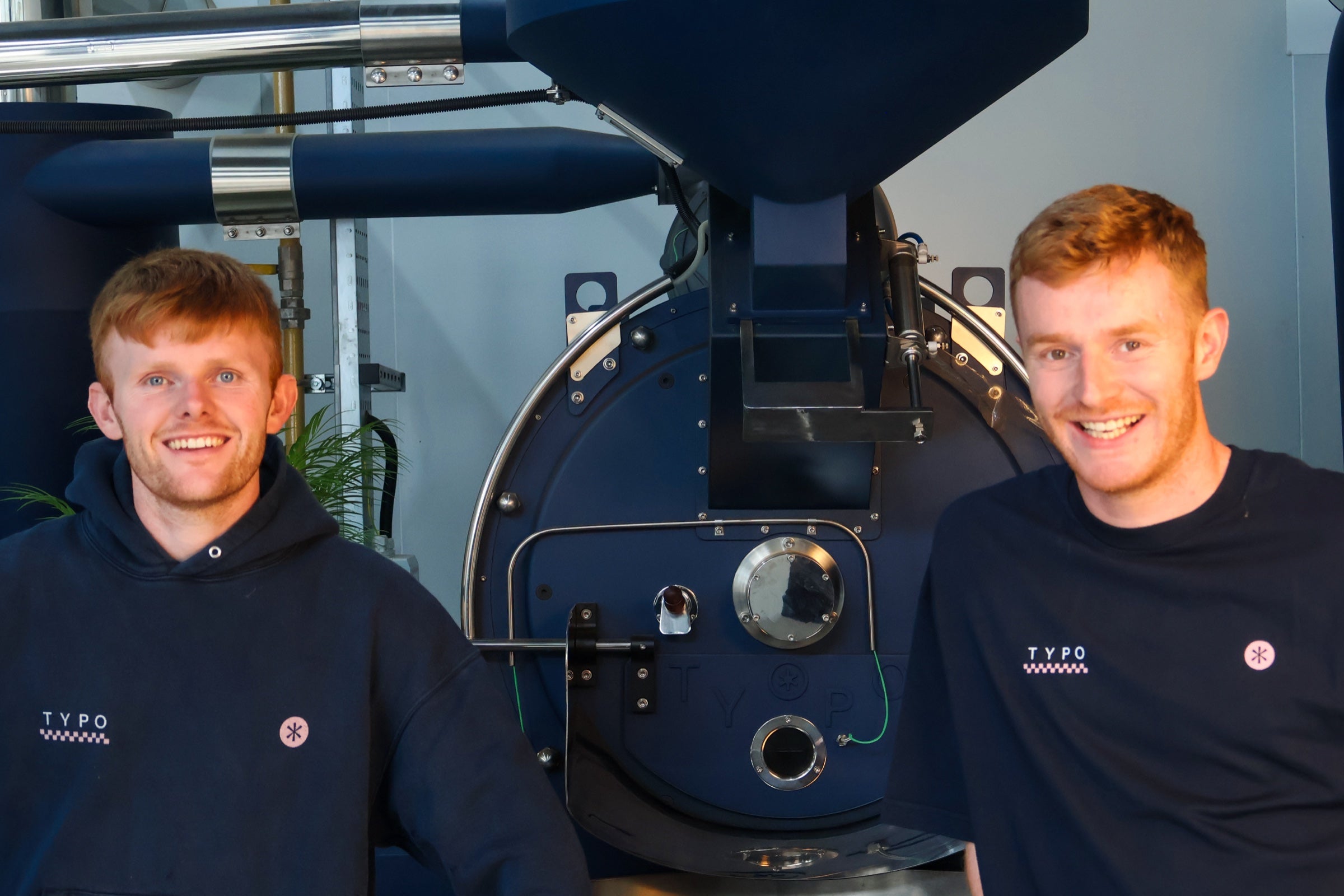 Typo Coffee team at the Mullingar roastery