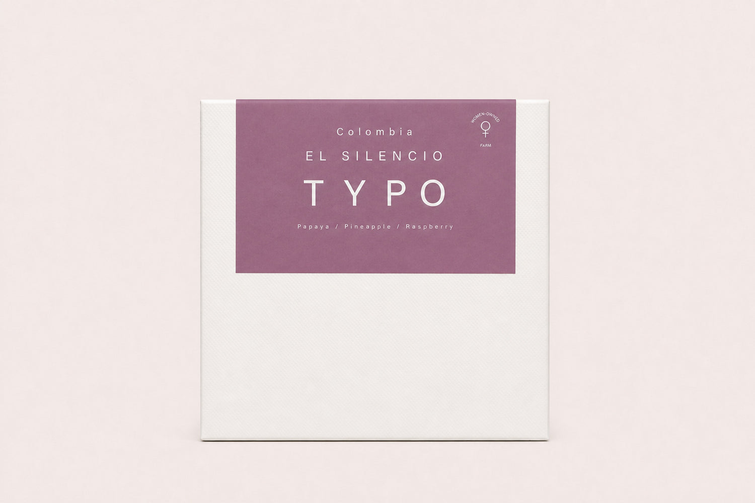 El Silencio Colombian coffee by Typo Coffee