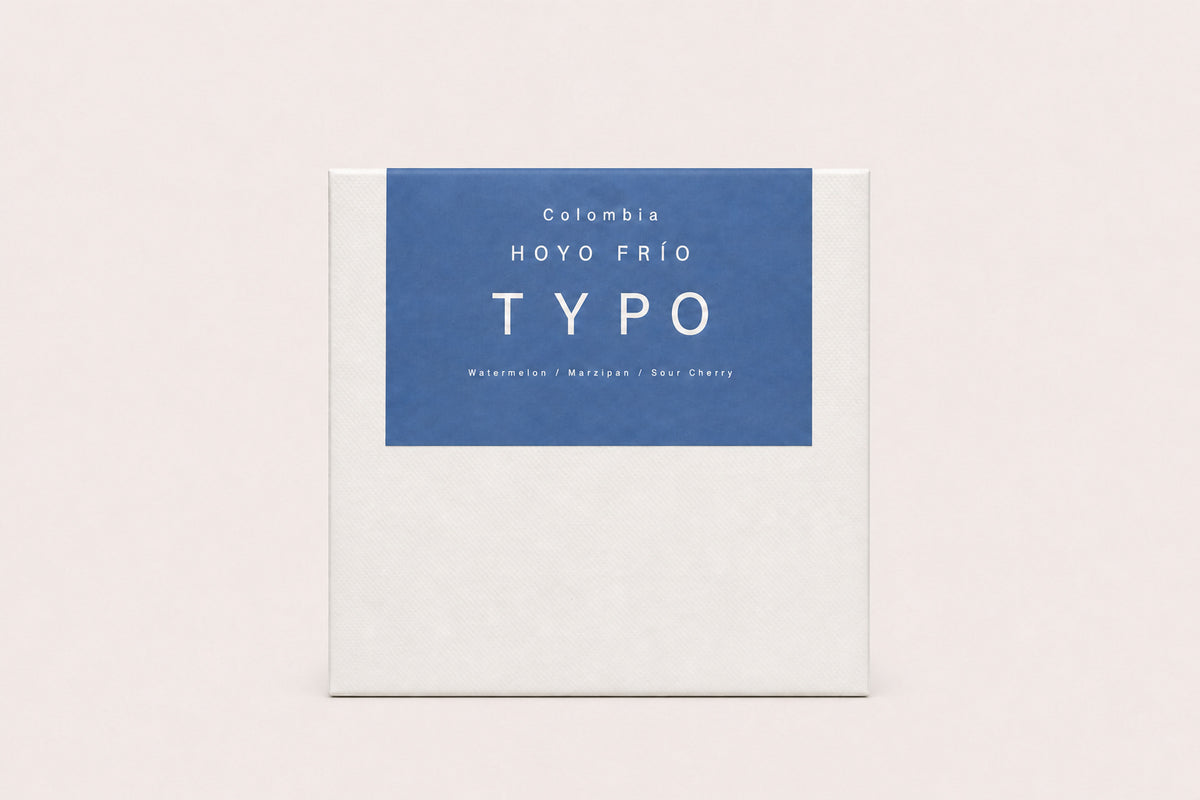 Hoyo Frio Colombian coffee by Typo Coffee