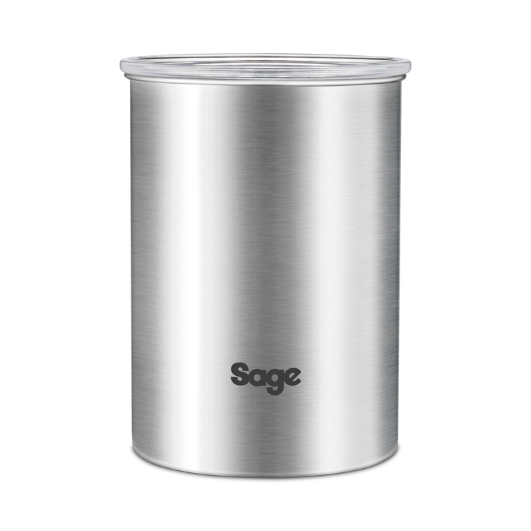 Sage Bean Keeper Coffee Canister - Brushed Aluminium