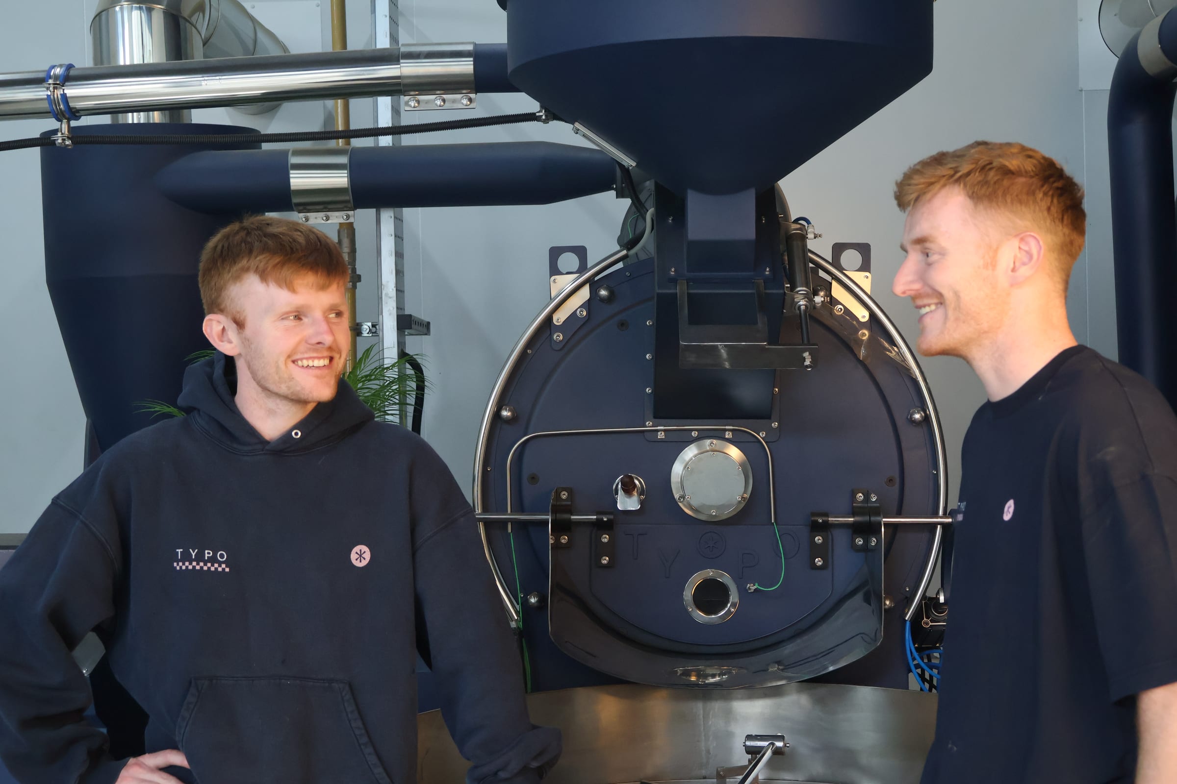 Typo Coffee team at the Mullingar roastery